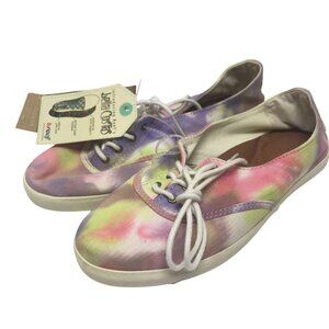 Reef Bella Costas Ocean Mist 2 Pink Purple Yellow Tie Dye Flat Sneakers Shoes  9